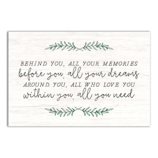 All You Need 24" x 16" Canvas Wall Art